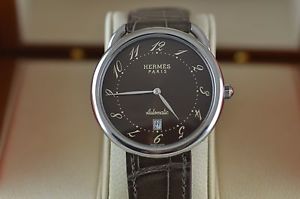 AUTH Hermes Arceau TGM Auto AR4.810 Watch