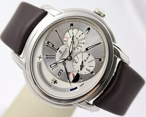 HERRENUHR AUDEMARS PIGUET MILLENARY MASERATI DUAL TIME LIMITED EDT BOX + PAPIERE