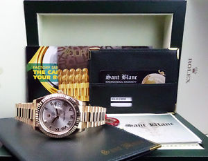 ROLEX 18kt Gold President Day-Date II JUMBO 41mm Bold Roman 218238 - SANT BLANC