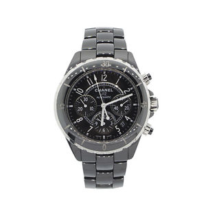 Chanel J12 Black Ceramic 41mm Chronograph Watch