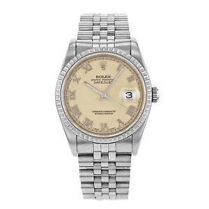 Rolex Datejust 16220 Acero Inoxidable Automático Reloj Unisex