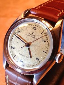 Rolex Bubbleback Ovetto-Rare and beautiful dial !!!- All Original 1945
