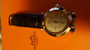 Cartier Pasha orologio  Automatico 38mm Oro Giallo Cinturino pelle