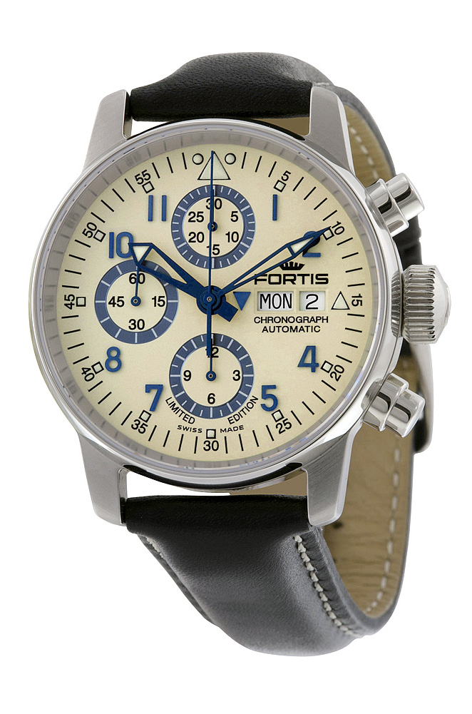Fortis Flieger Classic Automatic Chrono Mens Watch DOW Limited Ed 597.20.92 L.01