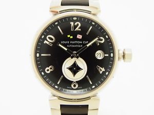 Authentic LOUIS VUITTON Tambour Q113T Automatic Watch F/S #285