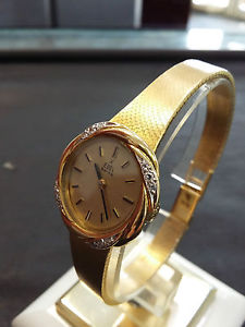 EBEL DAMENUHR 18 kt GELB GOLD mit 0.40ct DIAMANTEN