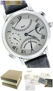 MINT Maurice Lacroix Masterpiece MP7018 Double Retrograde GMT Stainless Watch