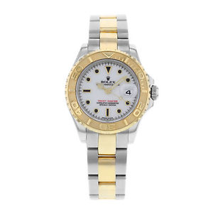 Rolex Yacht-Master 169623 Acciaio & 18k Giallo Oro Automatico Orologio Da Donna