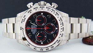ROLEX UNWORN - White Gold Black-Red DAYTONA - 116509 SANT BLANC
