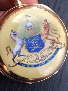 ANTIQUE GOLD QUARTER REPEATER CHRONOGRAPH POCKET WATCH INDIAN MARKET MAHARAJA