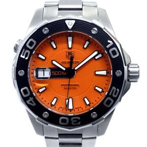 Auth TAGHeuer Aquaracer Men's Quartz SS box&warranty 128975