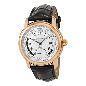 Frederique Constant Worldtimer Automatic Rose Gold-plated Mens Watch FC-718MC4H4