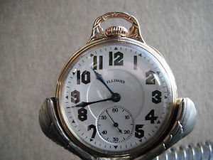 Illinois Sangamo Special 60 Hour 23 Jewel 17 Size Pocket Watch 1926 Serviced RR