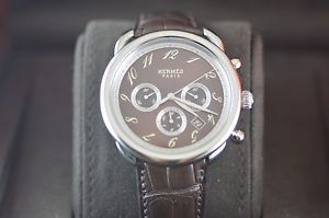 AUTH Hermes Arceau Auto Chronograph AR4.910 Watch