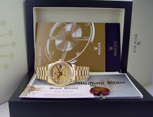 Men's ROLEX 18kt Gold President Champagne Jubilee Diamond - 118238 SANT BLANC
