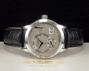 Glashütte Original PanoReserve 39mm Stahl Handaufzug Ref. 65-01-02-02-04