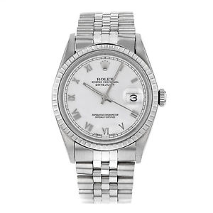 Rolex Datejust 16220 Acciaio Inox Automatico Orologio Unisex