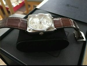 Bell & Ross BRS-92-S automatic watch box & papers VGC 2014 RRP £2350 warranty.