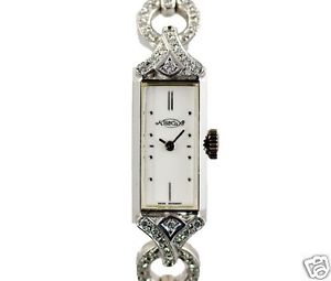 Auth H&Co. HEIWADO Pt950 Solid Platinum Hand-winding, Women's watch