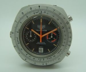 CHRONOGRAPHE HEUER CALCULATOR AUTOMATIQUE CAL12 DE 1970 CP3