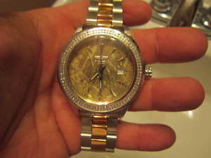 SUPER RARE INVICTA GOLD METEORITE DIAMOND OCEAN GHOST MODEL 5119 ERROR READ!!!!!