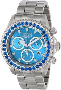 Invicta Pro Diver Unisex Quartz Watch with Turquoise Dial  Chronograph displa...