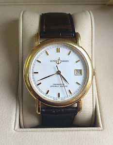 ULYSSE NARDIN 131-77 SAN MARCO 18K SOLID YELLOW GOLD MEN’S WATCH