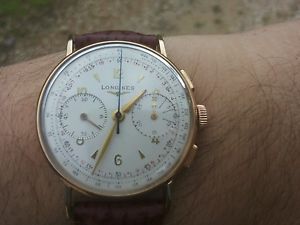 Longines   pink  gold 18kt  cal.13ZN FlyBack