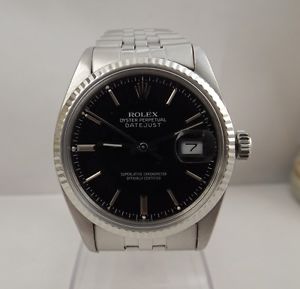 Rolex Datejust ref. 16014 ser. 7367xxx anno 1982 ghiera oro bianco black jubilee