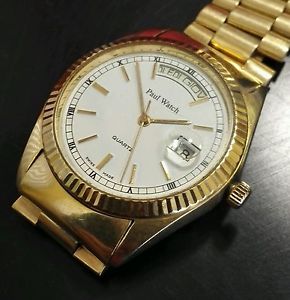 Paul Watch  -18k solid gold watch - 66,38 gr, without movement and glass