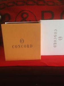 NEW 18K Yeallow Gold Unisex Concord Swiss Watch Big & Heavy W Box/Books