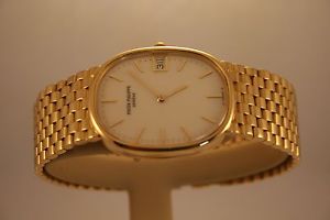18k gold Patek Philippe ellipse large model with bracelet