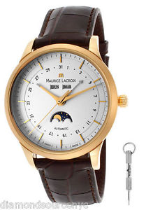 Maurice Lacroix LC6068-YG101-13E Men's Les Classiques Auto Brown Genuine