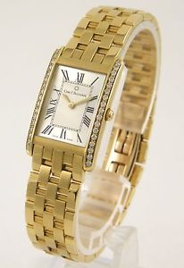 WERT 14.500,- €  CARL F. BUCHERER EXIMIA 18 KARAT GOLD DAMEN UHR MIT BRILLANTEN