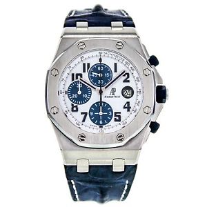 Audemars Piguet Royal Oak Offshore Chroograph White Dial Men's Watch 26170.00