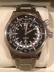 Ball Engineer Master II Diver Worldtime (DG2022-SA-BK) Watch w/ Box/ & Papers