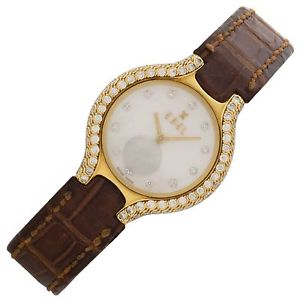 Ebel Beluga E 8157418-10 18k Yellow Gold Diamond fine jewelry ladies swiss watch