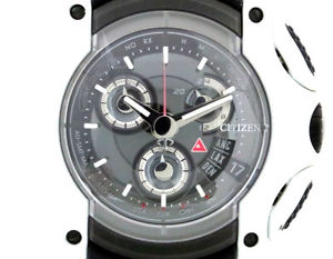 Pre-owned CITIZEN BY0030-04E Eco-Drive Solar Radio Silver Dial Men's Watch, PD