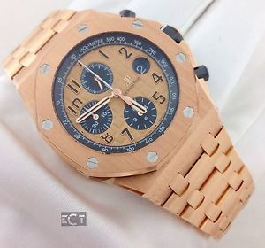 Audemars Piguet Royal Oak Offshore Chronograph Rose Gold 26470OR.OO1000OR.01 NEW