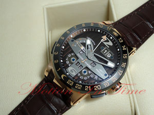 Ulysse Nardin El Toro Perpetual Calendar GMT ± Rose Gold 43mm Limited 500 322-00