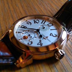 Ulysse Nardin Ulysse I 276-88 Mens Solid 18K Rose Gold 40mm Watch Box & Papers