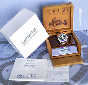 Eberhard & Co. TAZIO NUVOLARI Gold Car collection Grande Taille Chrono Full