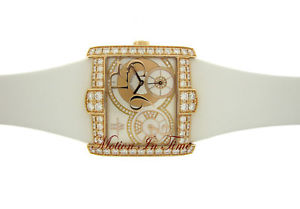 HARRY WINSTON A2 AVENUE SQUARED ROSE GOLD DIAMOND LARGE LADIES 350/LQTZRL.MD2/00