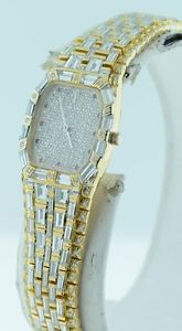 Audemars Piguet Classique ALL DIAMOND 18k Yellow Gold ladies watch.