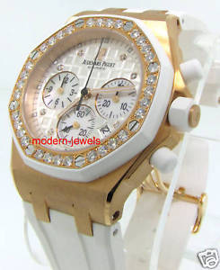 AUDEMARS PIGUET ROYAL OAK OFFSHORE LADY 18K PINK GOLD!