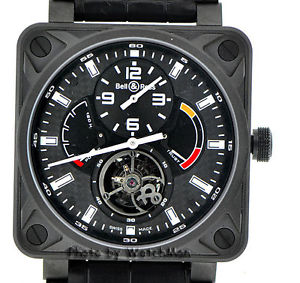 Bell & Ross Men's Instrument Tourbillon Watch Square