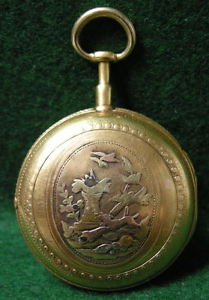 Antique French Verge Fusee ca 1770 Watch. Manheim Bergtholdt on Movement. RARE