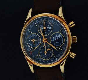 DU BOIS CHRONOGRAPH AUTOMATIC PERPETUAL CALENDAR 18K SOLID GOLD ANNIVERSARY