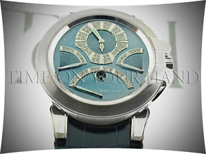 HARRY WINSTON OCEAN CHRONOGRAPH 18K WHITE GOLD RETROGRADE MOP DIAL 400-MCRA44W