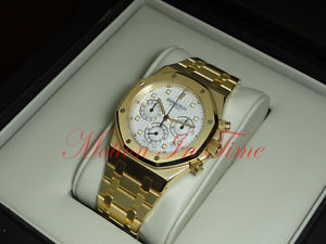 Audemars Piguet Royal Oak Chronograph 39mm Y/G White Dial 25960BA.OO.1185BA.01